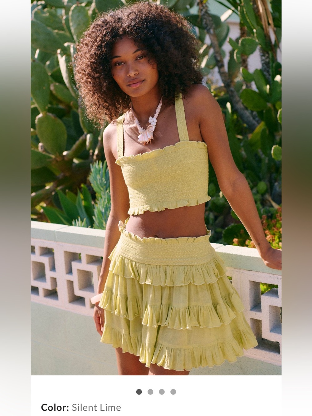 Free People Thalia set in Silent Lime